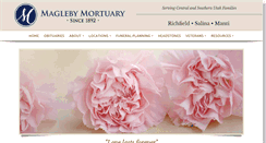 Desktop Screenshot of maglebymortuary.com